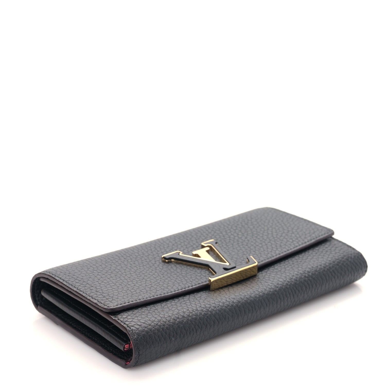 Louis Vuitton Taurillon Capucines Wallet Black 4 of 9