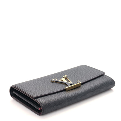 Louis Vuitton Taurillon Capucines Wallet Black 4 of 9