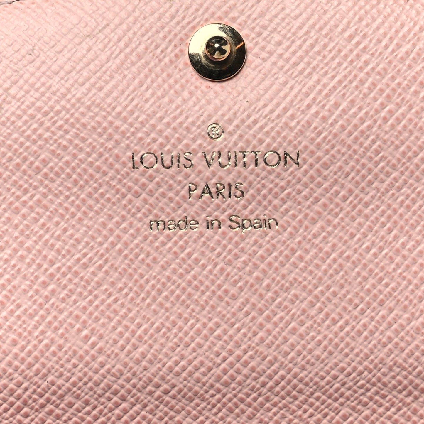 Damier Ebene Caissa Wallet Rose Ballerine