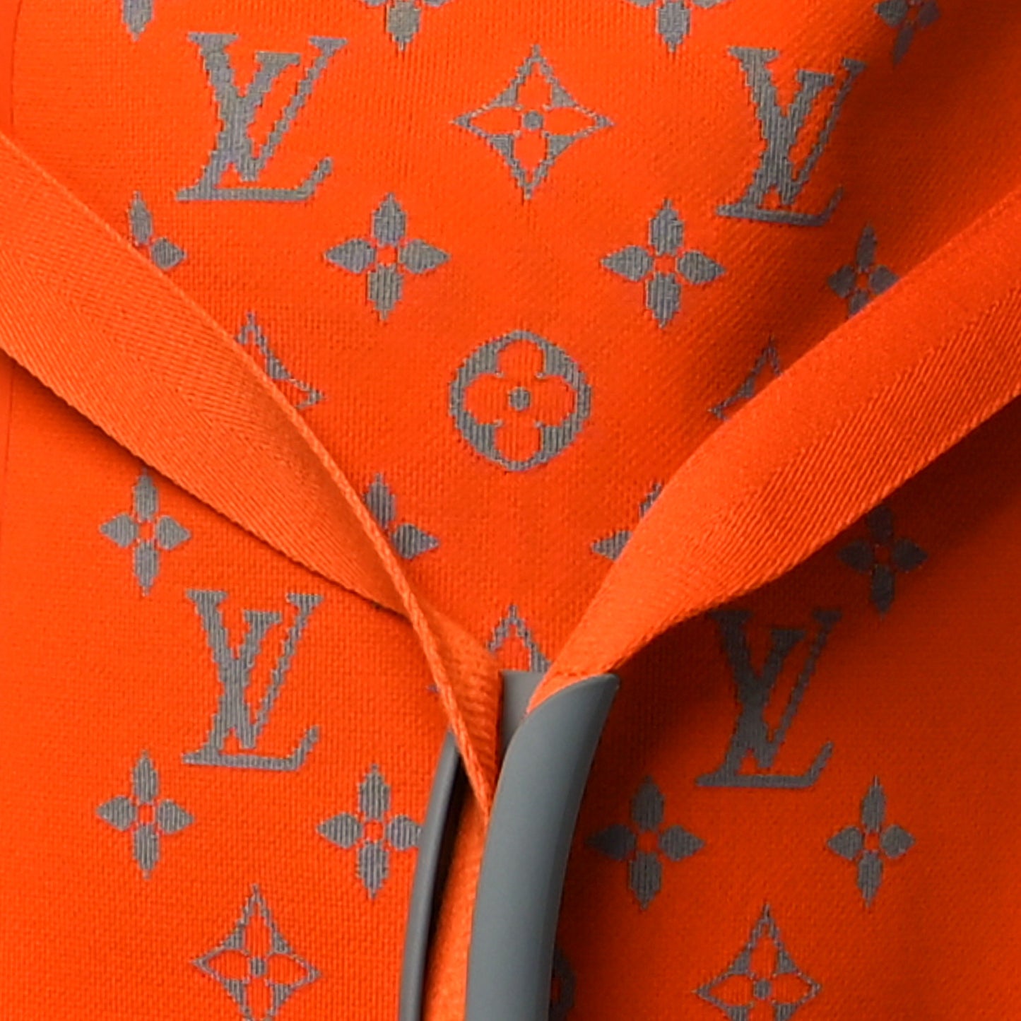 Knit Monogram Horizon Soft Duffle 55 Orange