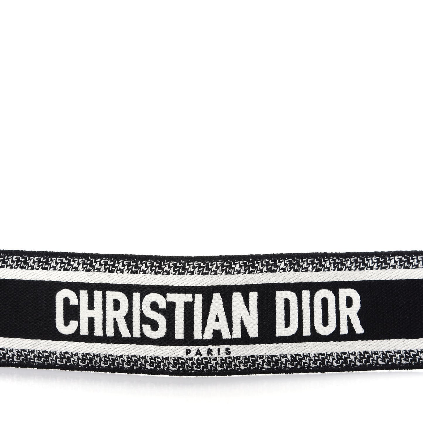 Canvas Embroidered Shoulder Strap Black Ultramatte