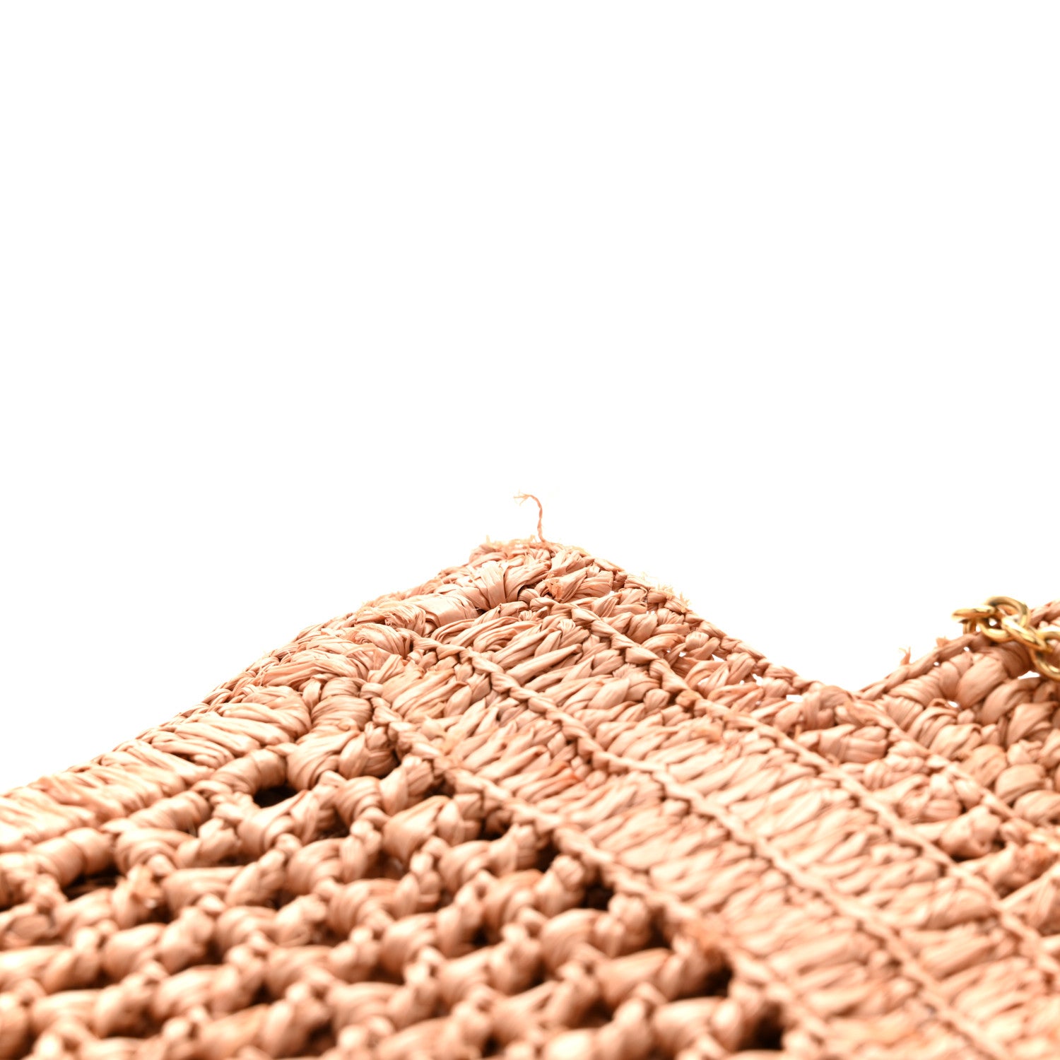 Chloe Raffia Summer Banana Tote Summery Beige 10 of 11