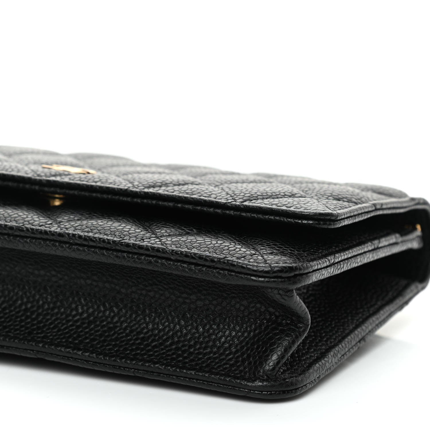 Chanel Caviar Quilted Wallet On Chain WOC Black 10 of 10