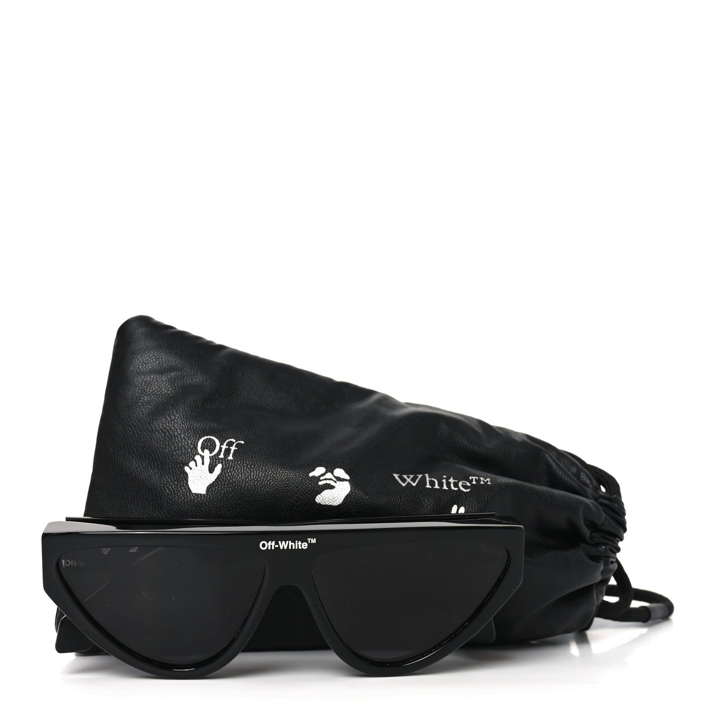 Acetate Gustav Cat Eye Sunglasses OERI038 Black