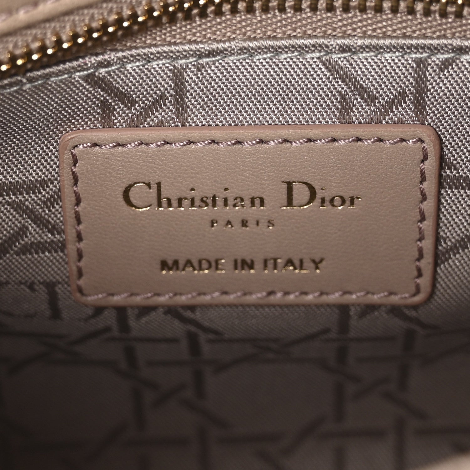 Christian Dior Lambskin Cannage Small My ABC Dior Lady Dior Fard 6 of 10