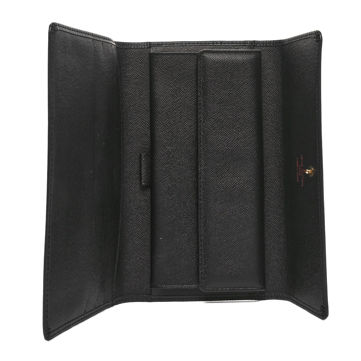 Louis Vuitton Epi Sarah Wallet Black 5 of 9