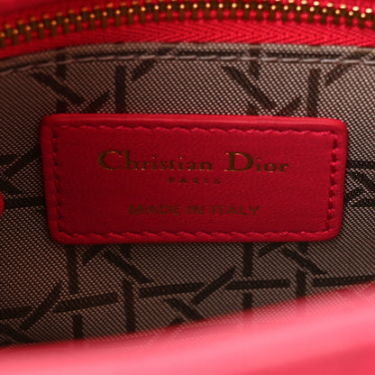 Christian Dior Lambskin Cannage Small My ABCDior Warm Fuchsia 6 of 11