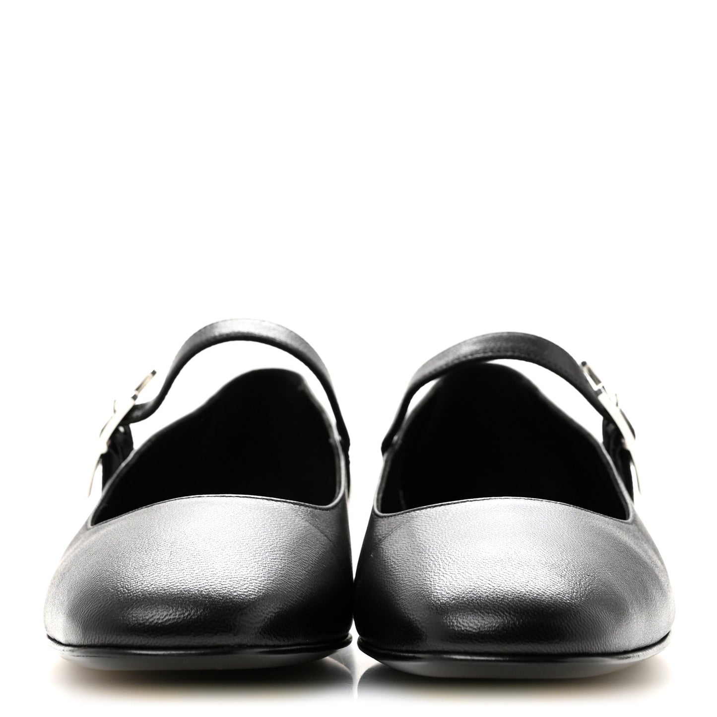 Goatskin Jane Ballet Flats 35.5 Black