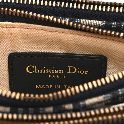 Christian Dior Oblique Saddle Pouch With Strap Navy Blue 8 of 12