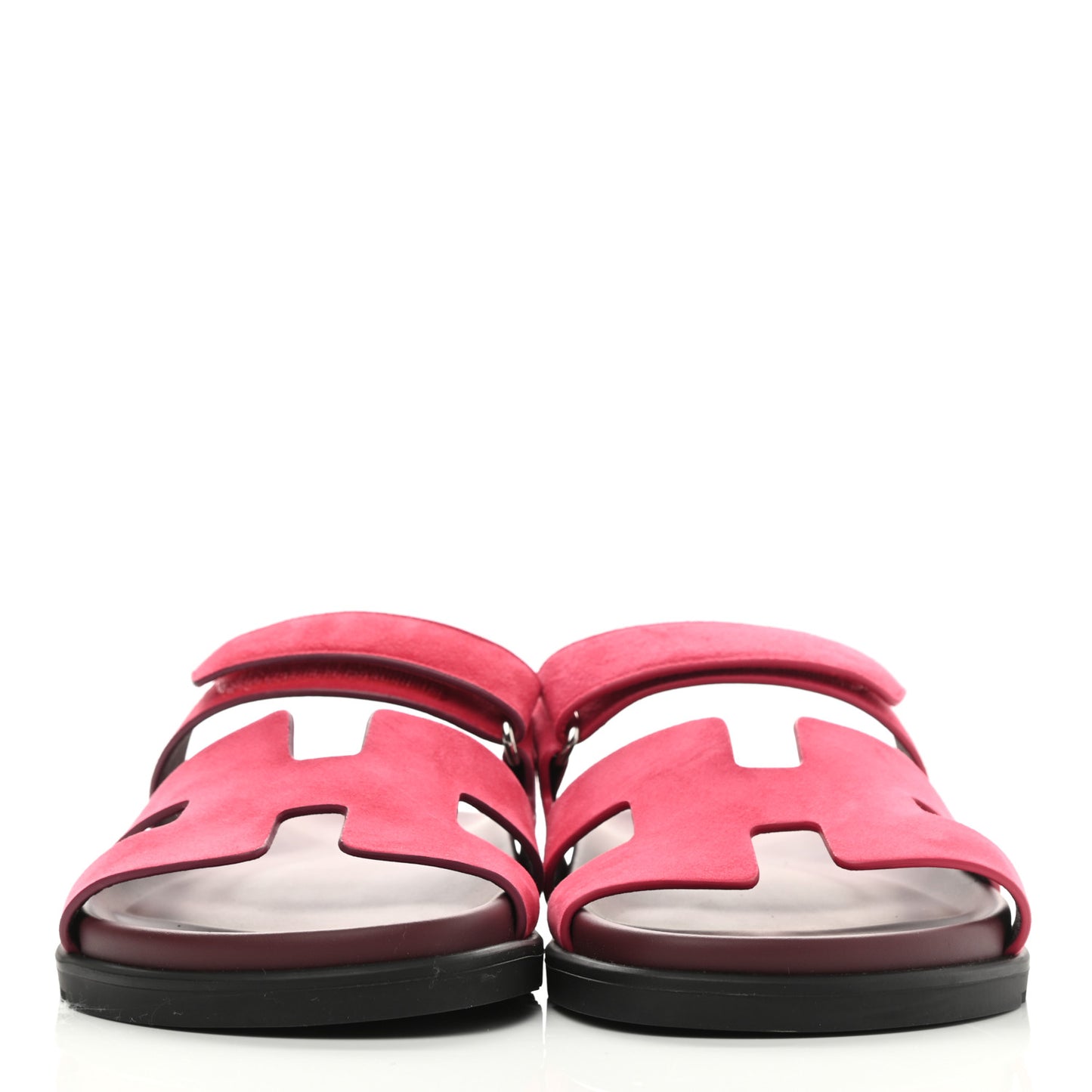 Suede Goatskin Womens Chypre Sandals 40 Rose Framboise