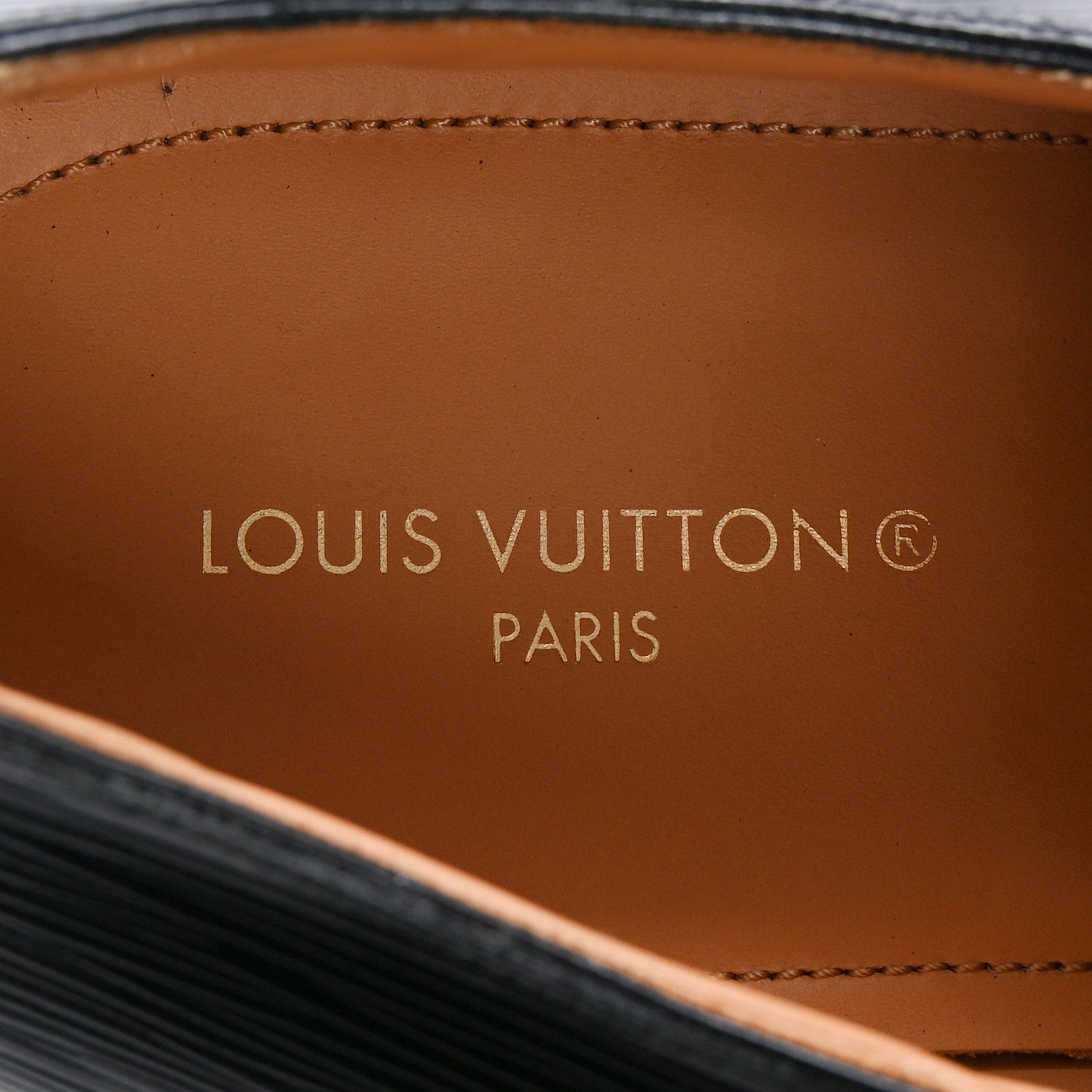 Louis Vuitton Epi Calfskin Mens Kensington Derby Lace Up Shoes 7.5 Black 7 of 9