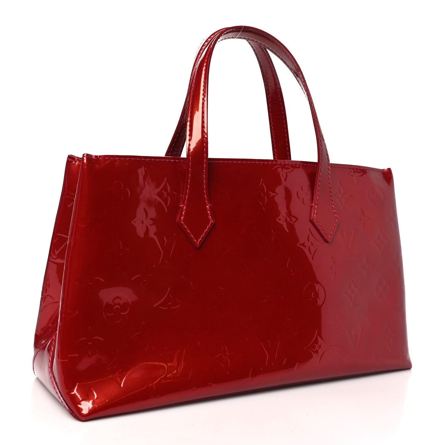 Louis Vuitton Vernis Wilshire PM Pomme D'Amour 3 of 9