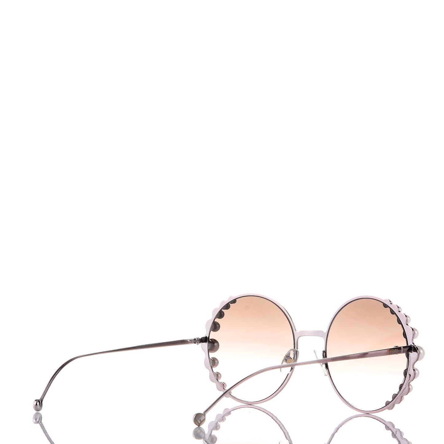 Metal Dots Round Sunglasses FF 0259/S Rose Gold
