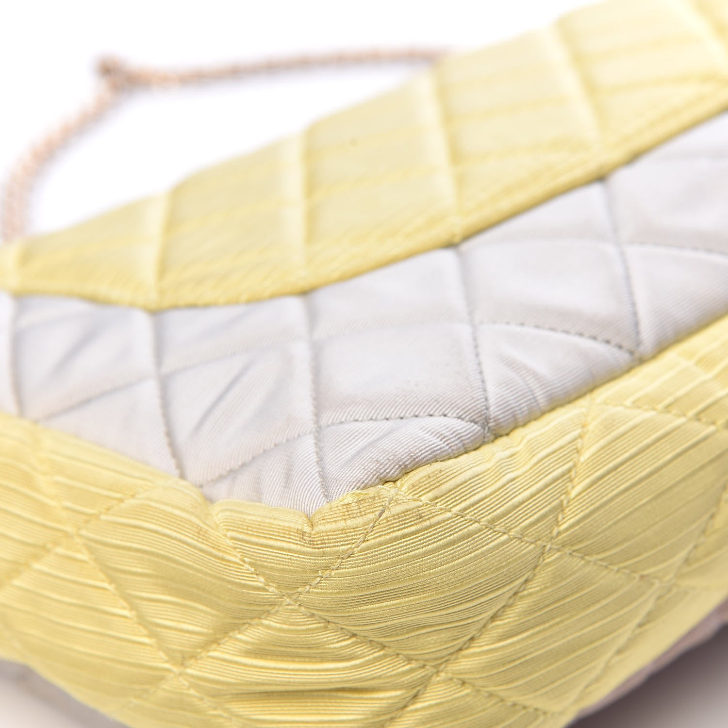 Chanel Grosgrain Satin Tri-Color 2.55 Reissue Flap Grey Pink Gold 18 of 19