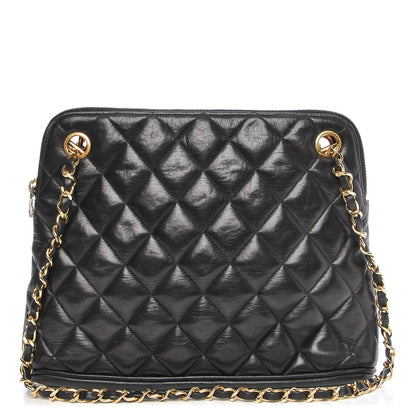 Chanel Lambskin Quilted Shoulder Bag Black 1 of 9
