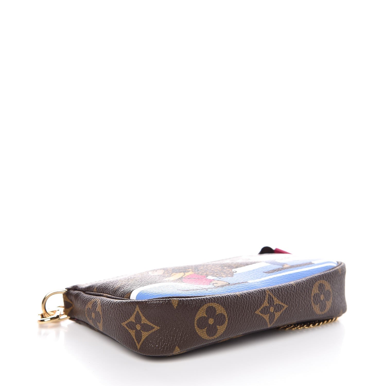 Louis Vuitton Monogram 2018 Christmas Animation Mini Bears Pochette Accessories 4 of 8