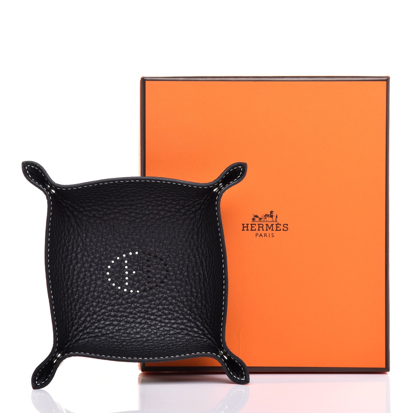 Taurillon Clemence Mises et Relances Change Tray Black