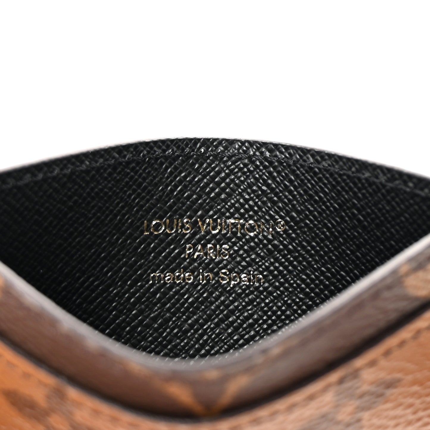 Reverse Monogram Card Holder