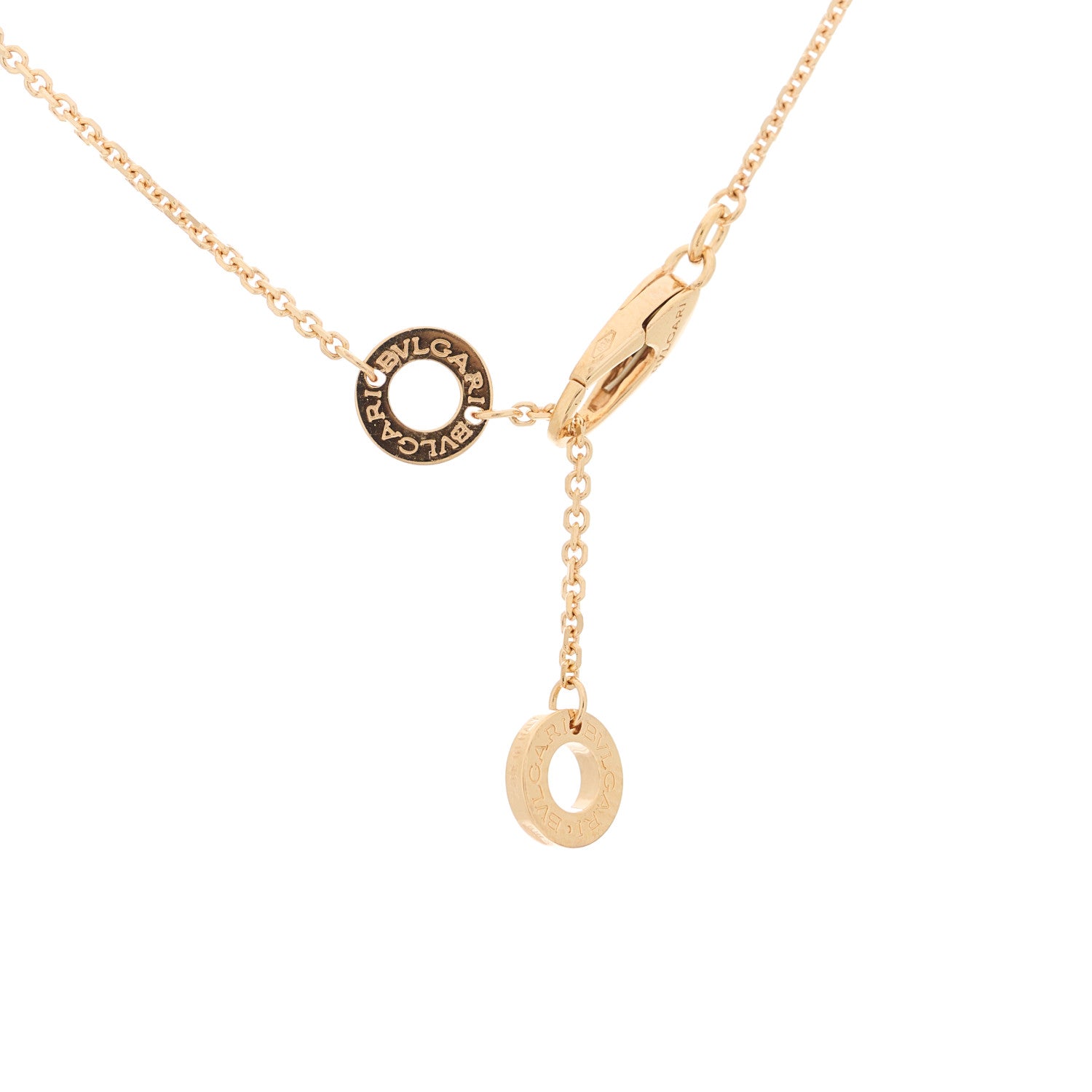 Bulgari 18K Rose Gold Diamond Carnelian Divas' Dream Pendant Necklace 4 of 7