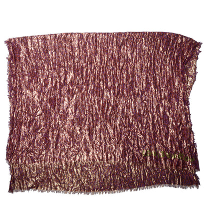 Louis Vuitton Cashmere Silk Leopard Etole Stole Disco Prune 4 of 7