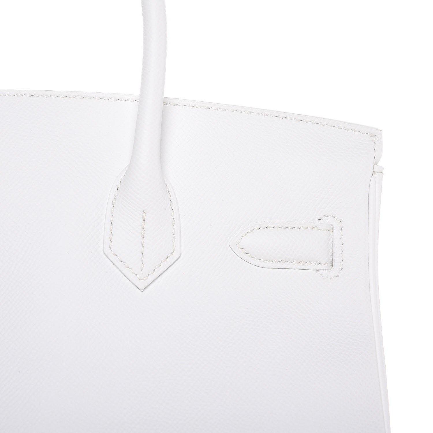 Hermes Epsom Birkin 30 Blanc White 33 of 35