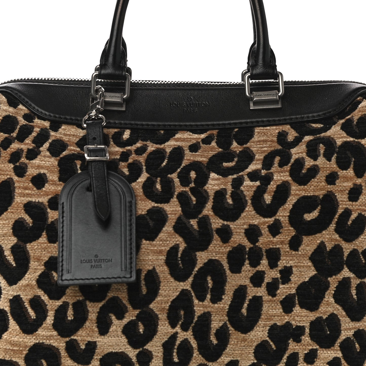 Jacquard Velvet Leopard Print Stephen Sprouse Speedy