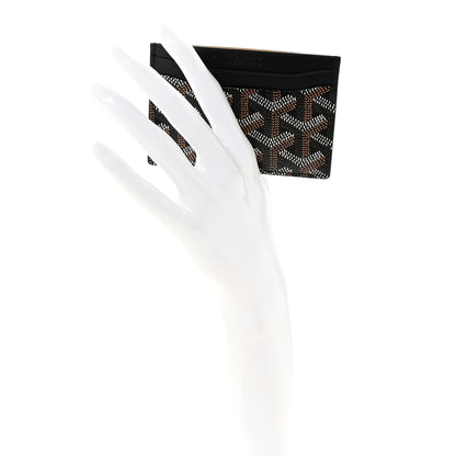 Goyard Goyardine Saint Sulpice Card Holder Black 2 of 7