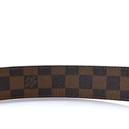 Louis Vuitton Damier Ebene 40mm LV Initiales Belt 85 34 4 of 8