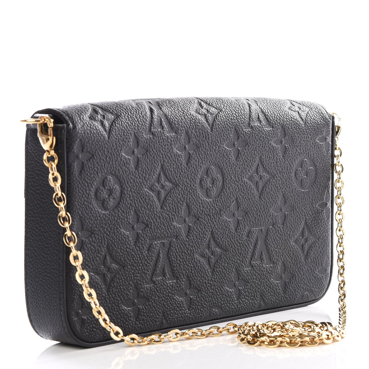 Empreinte Pochette Felicie Chain Wallet Black