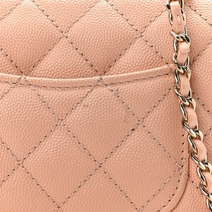 Chanel Caviar Quilted Extra Mini Coco Handle Flap Rose Clair 9 of 9