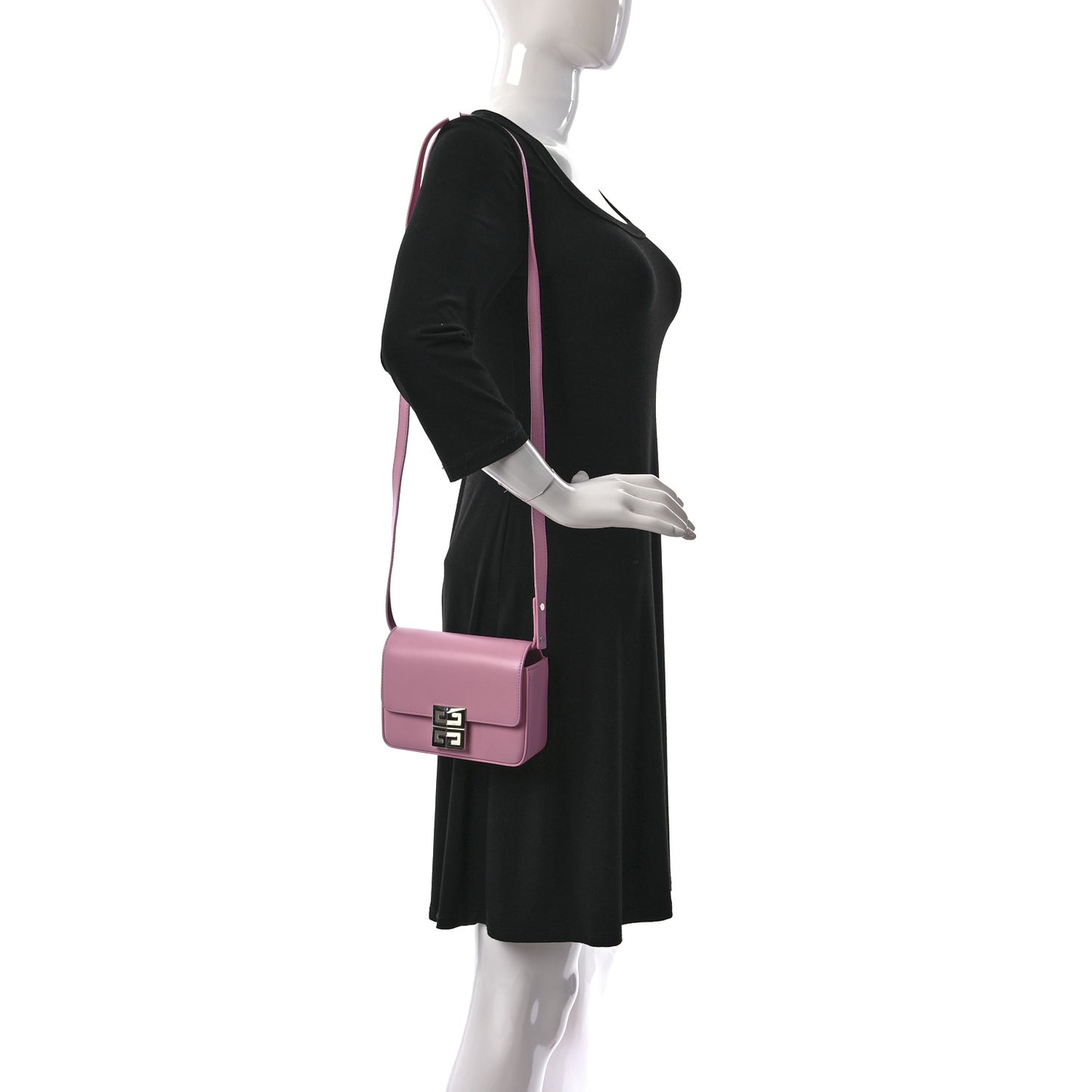 Box Calfskin Small 4G Crossbody Baby Pink