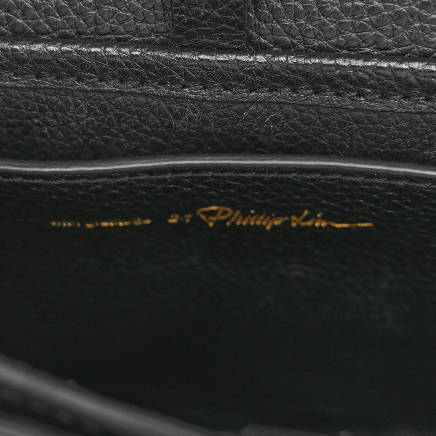 Calfskin Alix Hunter Crossbody Bag Black
