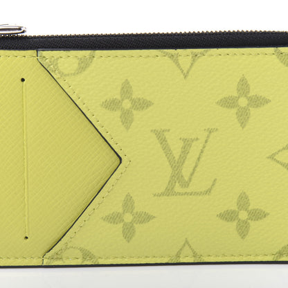 Louis Vuitton Monogram Taiga Coin Card Holder Yellow 9 of 10