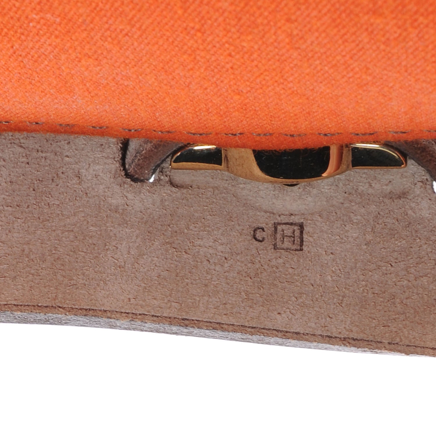 Hermes Toile Herbag PM 30 Orange and Red 10 of 10