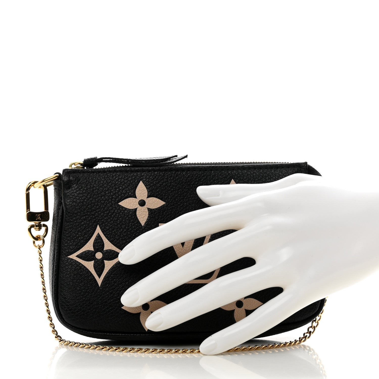Louis Vuitton Empreinte Monogram Giant Mini Pochette Accessories Black 2 of 6