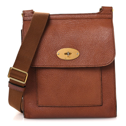 Mulberry Grain Calfskin New Antony Messenger Crossbody Oak 1 of 16