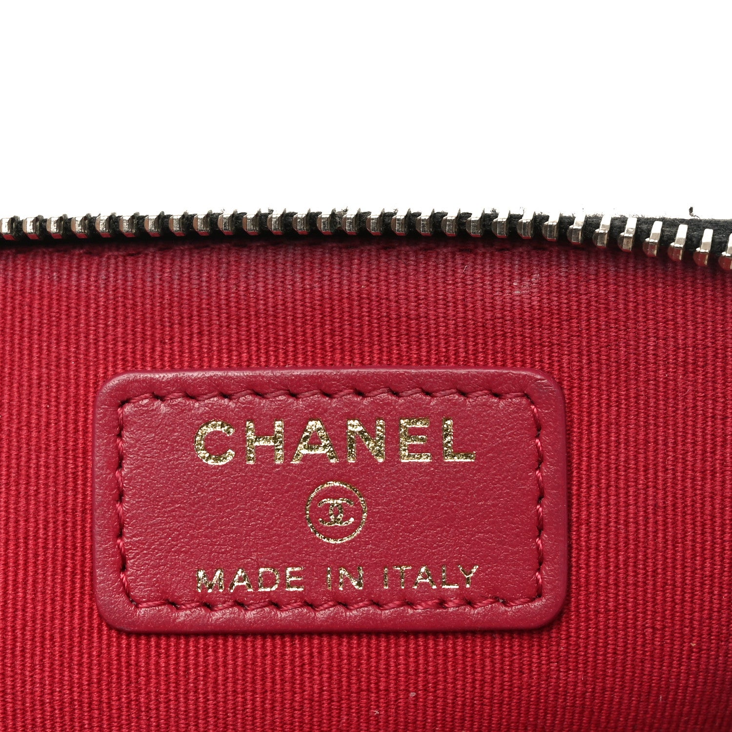 Chanel Lambskin Quilted Chanel 19 Zip Card Holder Wallet Black 6 of 7