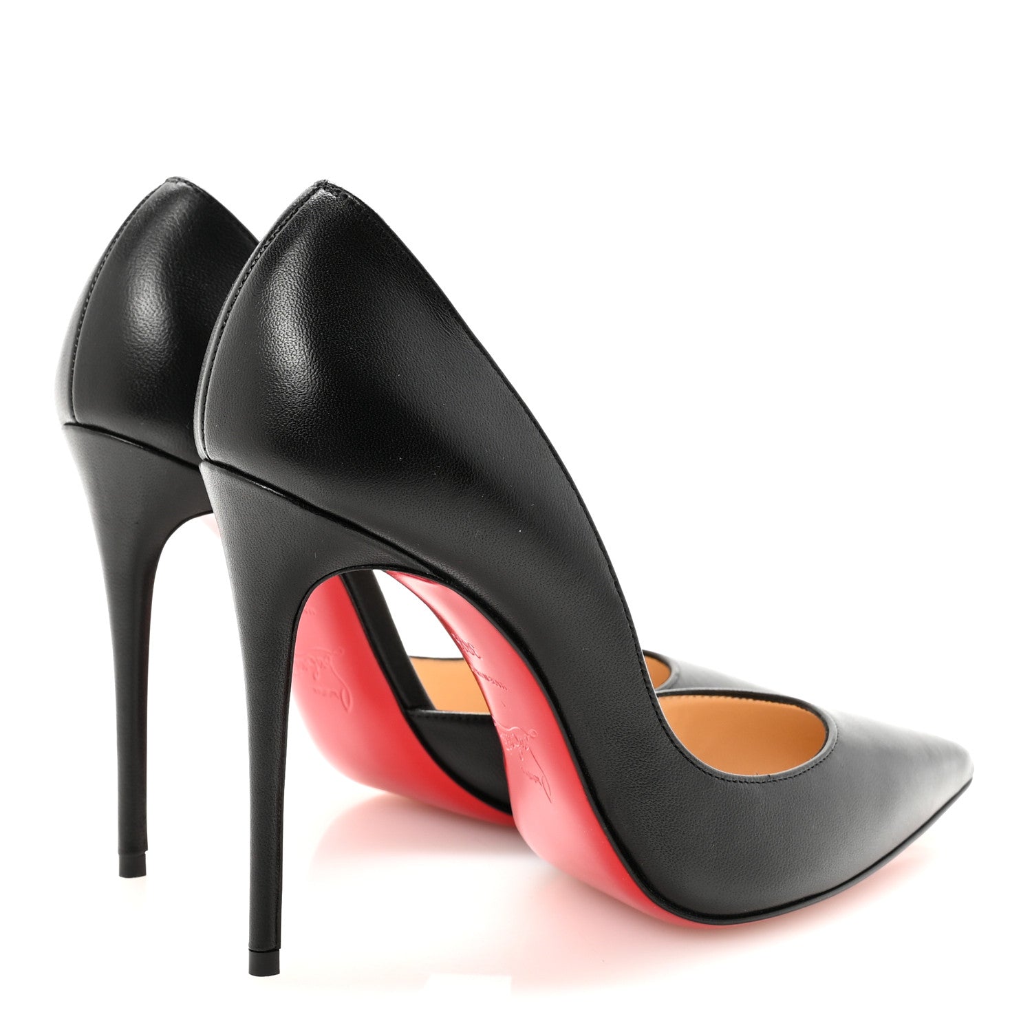 Christian Louboutin Shiny Nappa Iriza 100 Pumps 38.5 Black 1796057