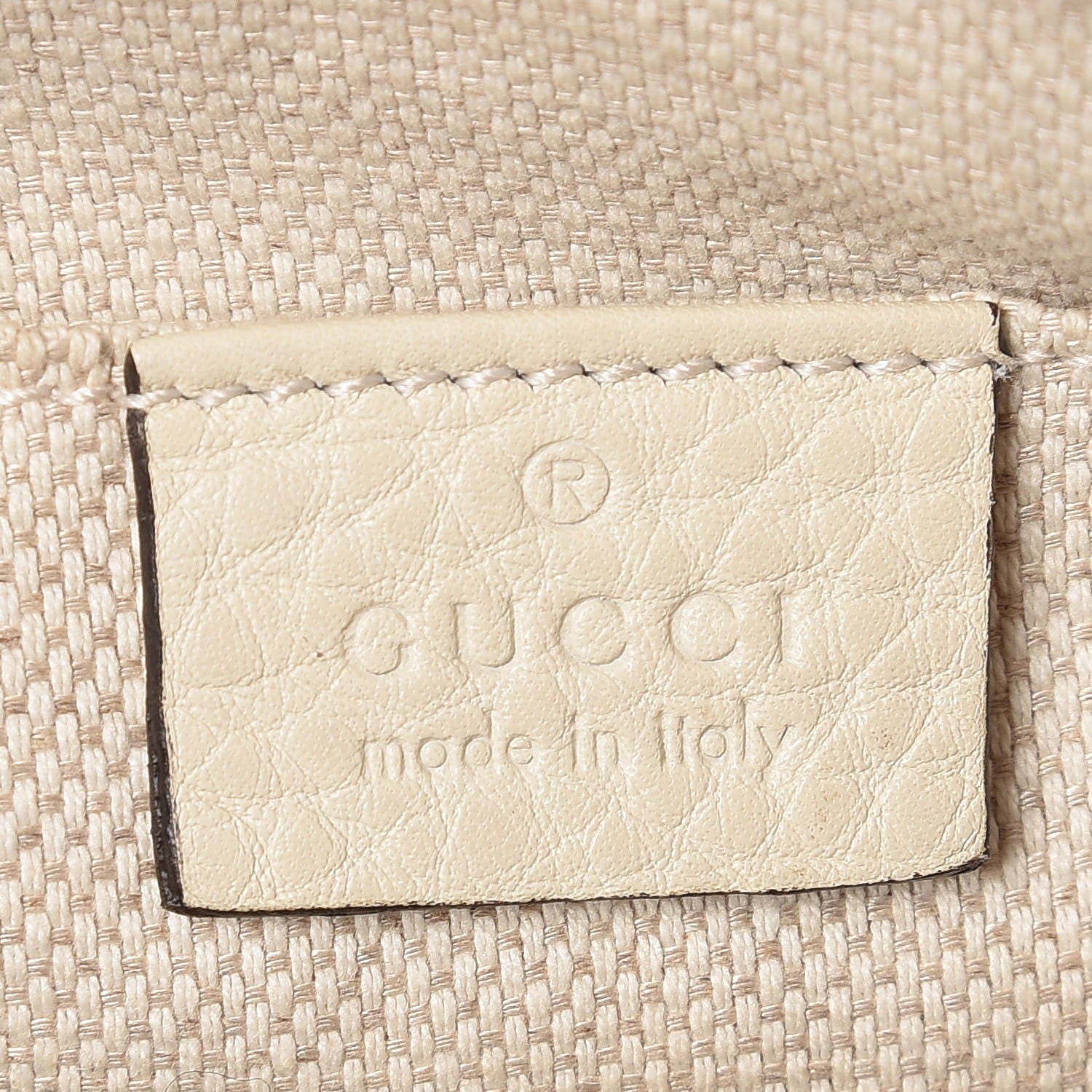 Gucci Pebbled Calfskin Small Soho Disco Bag Off White 6 of 10