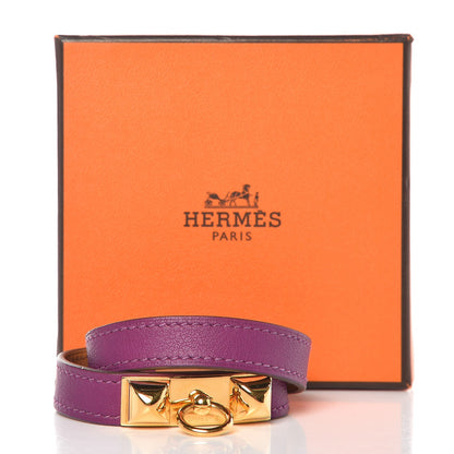 Hermes Swift Rivale Double Tour Bracelet XS Anemone 6 of 6