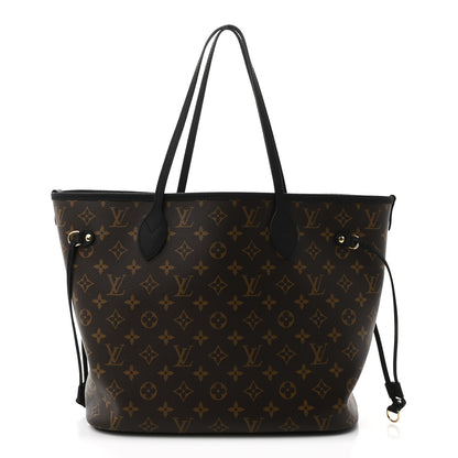 Louis Vuitton Monogram Calfskin Neo Neverfull Inside Out MM Black 1 of 18