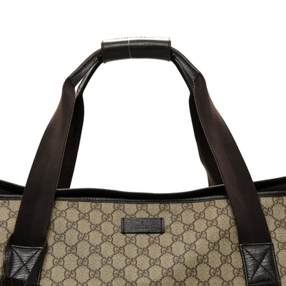 Gucci GG Supreme Monogram Two Wheel Suitcase Brown 4 of 12