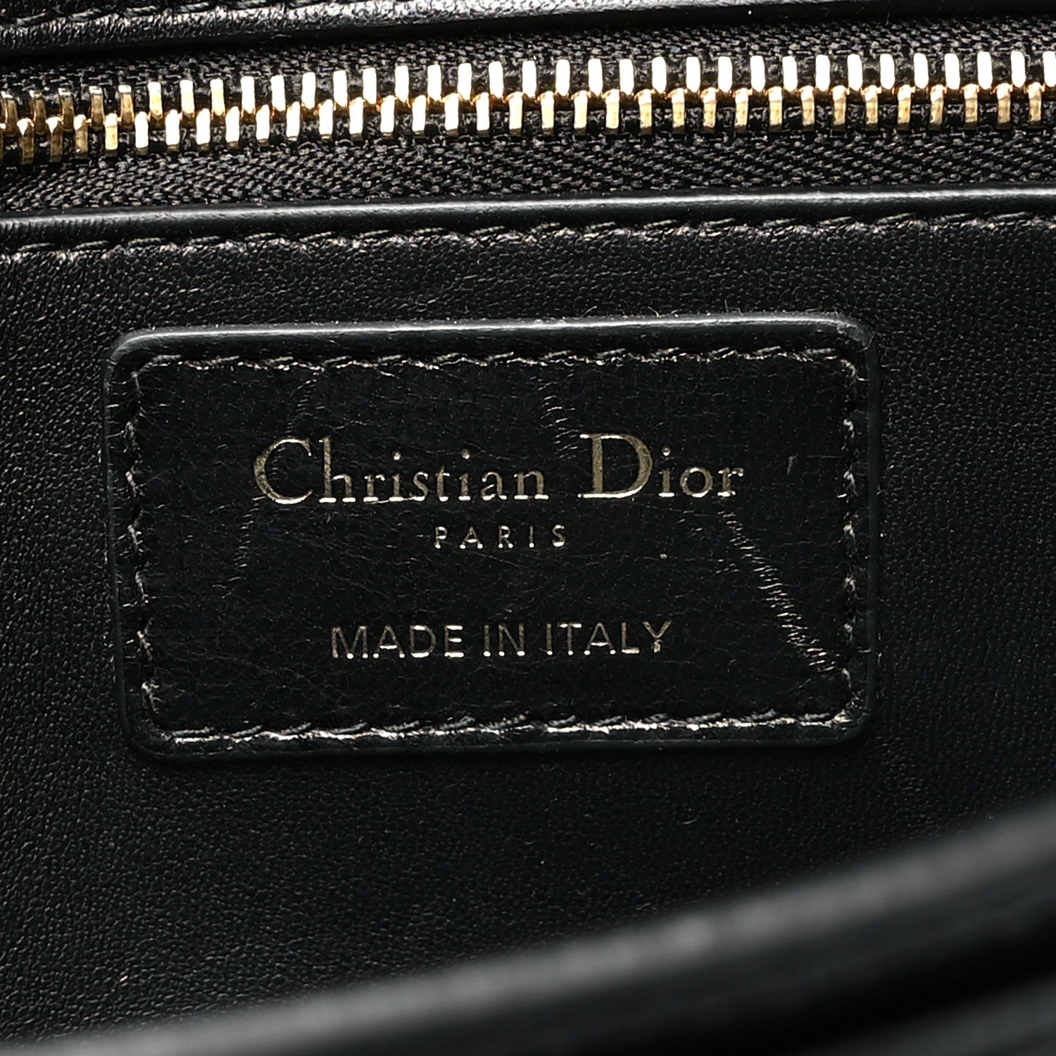 Christian Dior Calfskin 30 Montaigne Chain Pouch Black 7 of 11