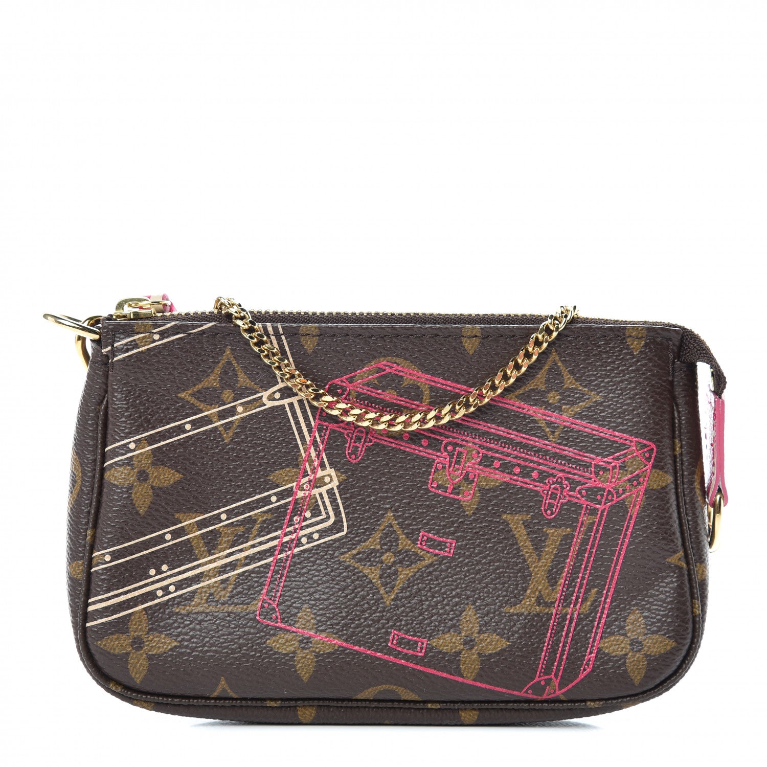Louis Vuitton Monogram 2014 Christmas Animation Mini Pochette Accessories 1 of 11