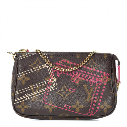 Louis Vuitton Monogram 2014 Christmas Animation Mini Pochette Accessories 1 of 11
