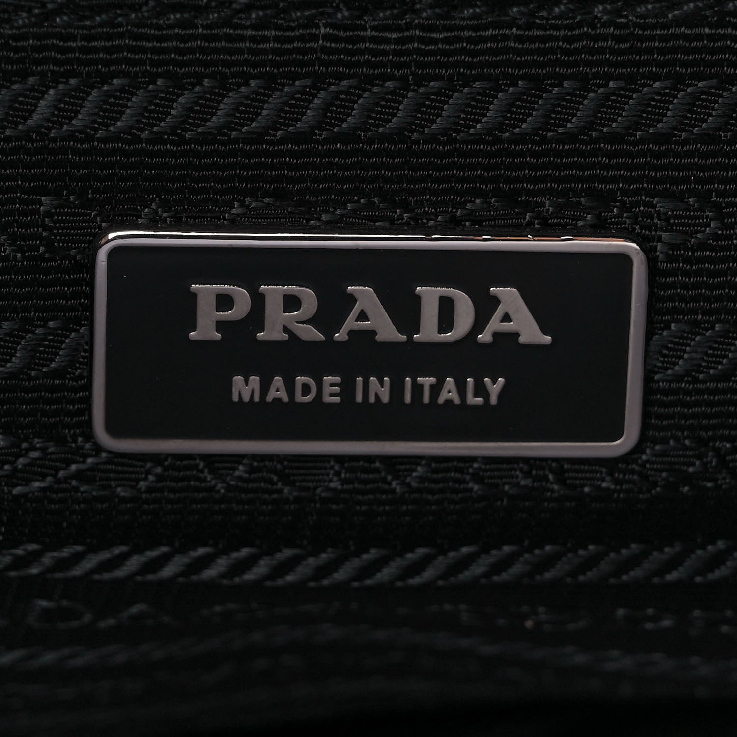 Prada Tessuto Nylon Saffiano Hobo Black 5 of 7