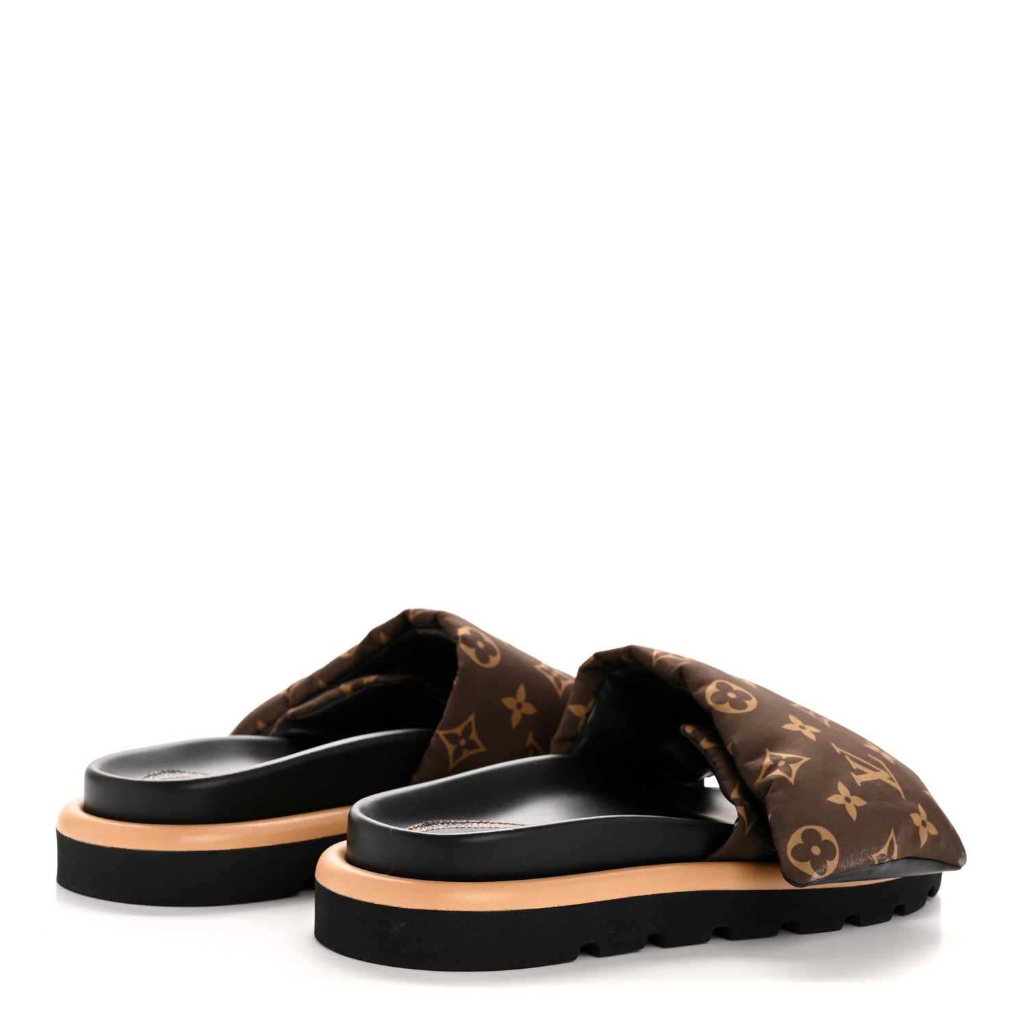 Louis Vuitton Nylon Monogram Pool Pillow Comfort Mule 40 Cacao Brown 5 of 10