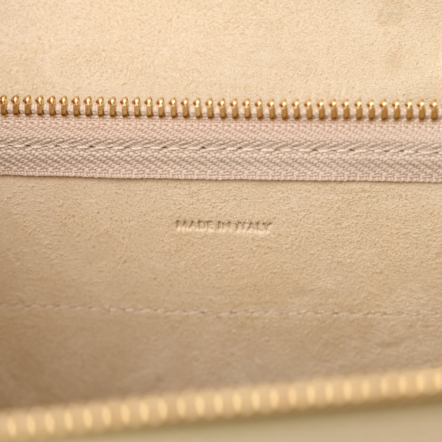 Grained Calfskin Nano Belt Bag Chalk