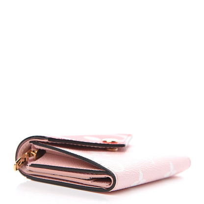 Louis Vuitton Monogram Giant Zoe Wallet Rouge Rose 3 of 5