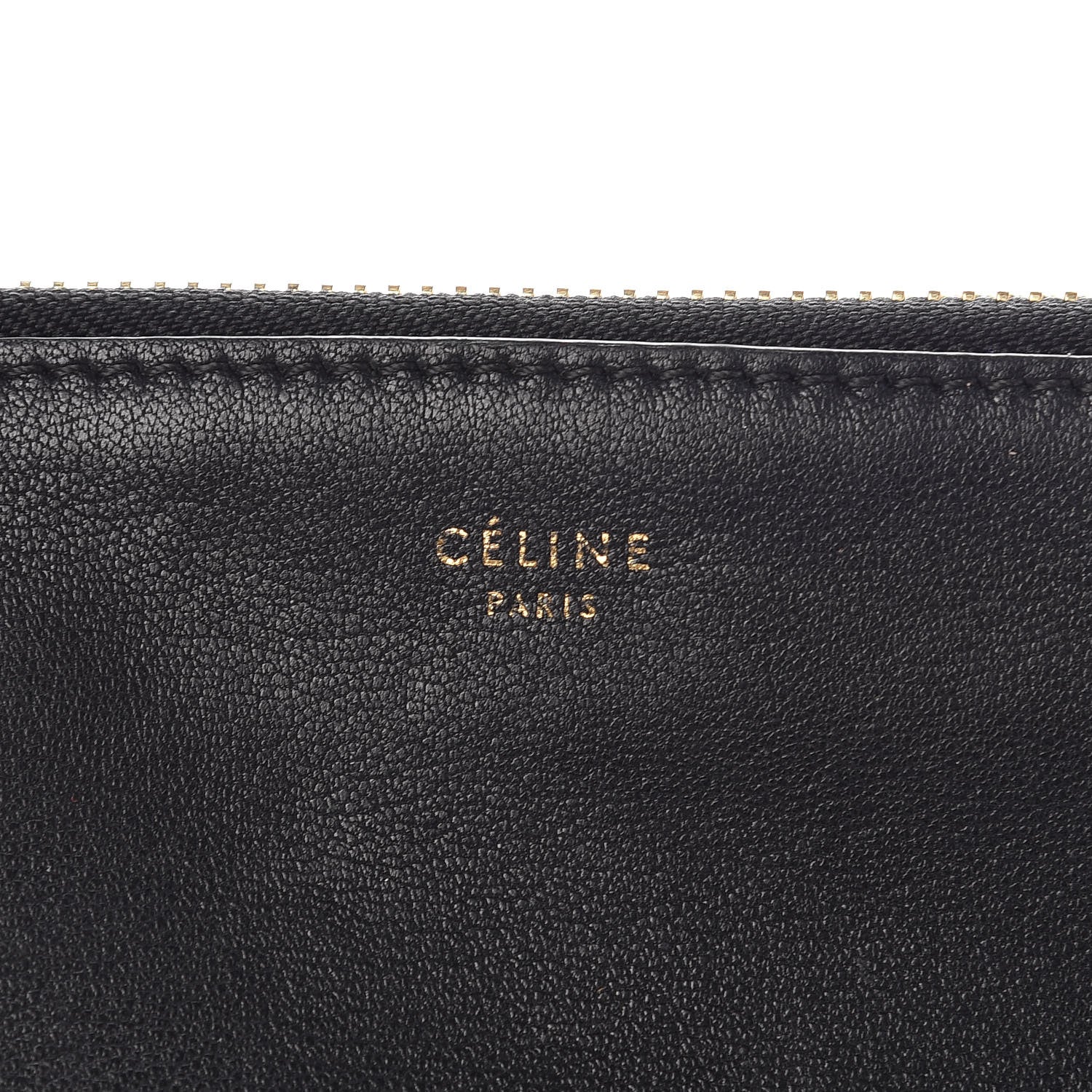 Celine Lambskin Large Trio Crossbody Bag Black 8 of 13
